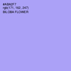 #ABA2F7 - Biloba Flower Color Image